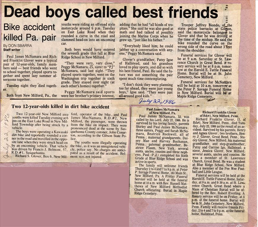 The Saam Barton Scrapbook Part 3